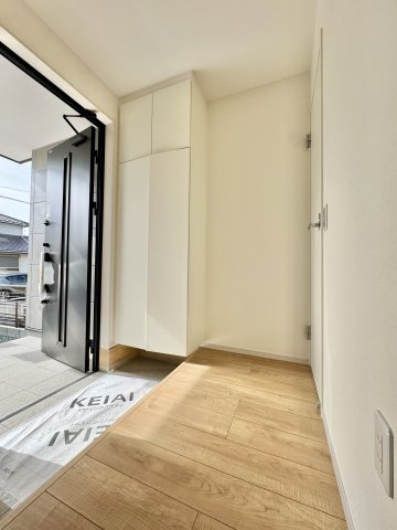 浜名区横須賀の玄関|収納も充実しており、すっきりした玄関！