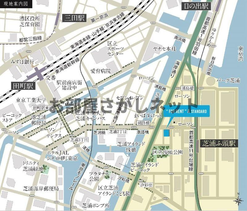 Ａ－ｓｔａｎｄａｒｄ芝浦【おとり物件なし】#学生・社会人にオススメ！初期費用分割払いOK！の地図