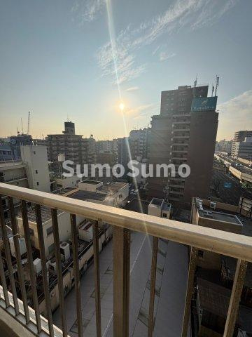 難波スカイハイツの展望
