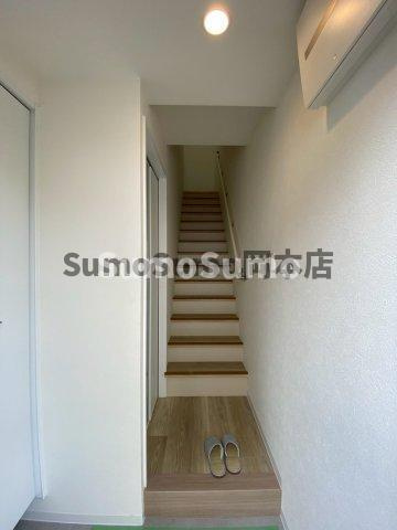 離宮前町１丁目貸家の玄関|毎日通る玄関はこちらです