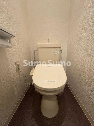 片山ハイツＢ棟のトイレ|落ち着いたトイレです