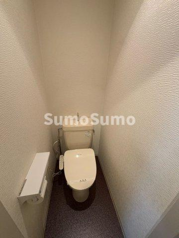 片山ハイツＢ棟のトイレ|清潔感のあるトイレです