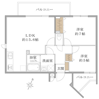 【間取り】 | Mon