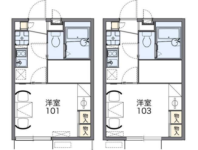 【間取り】 | レオパレスレガシィ和田 | 画像2