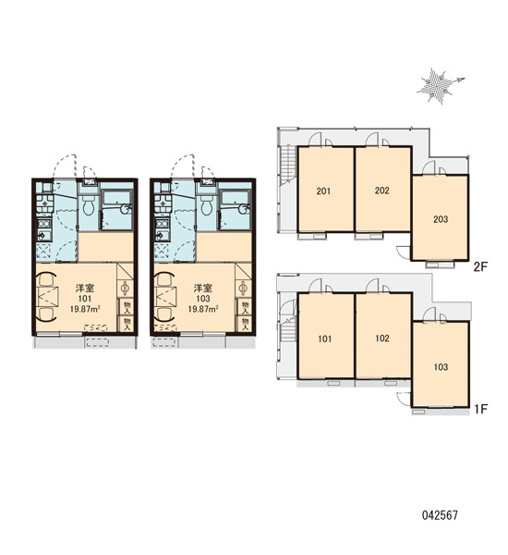 【間取り】 | レオパレスレガシィ和田 | 画像3