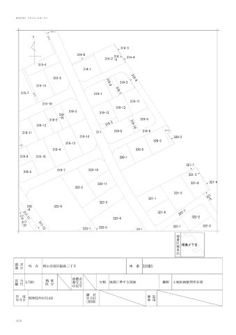 福島２丁目319-5売地の土地図