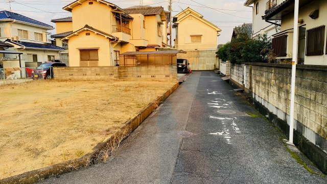 福島２丁目319-5売地の前面道路含む現地写真