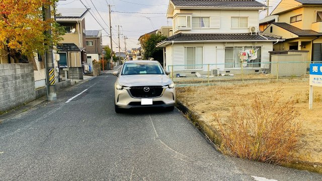 福島２丁目319-5売地の前面道路含む現地写真