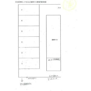 梅野ビルの区画図