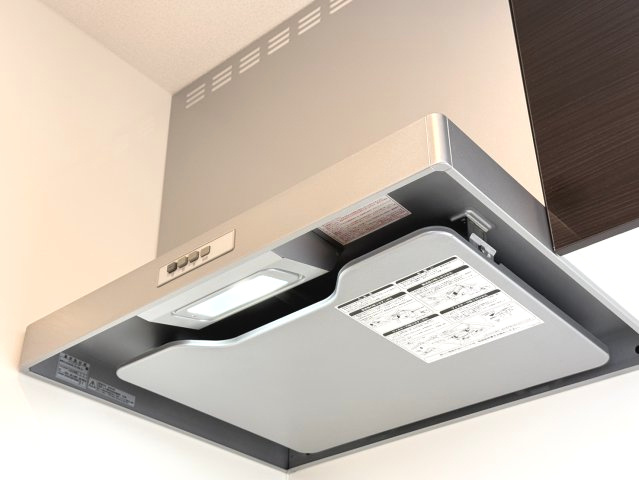 ガナールⅡのキッチン|お掃除の手間が省ける整流版付きのレンジフード