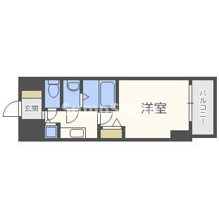 エス・キュート京町堀の間取り