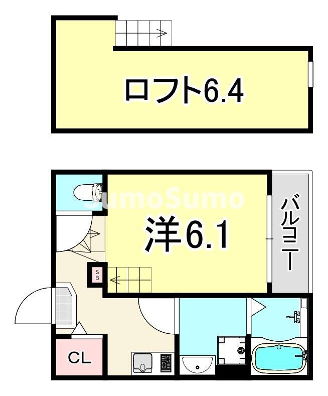 HR千舟の間取り