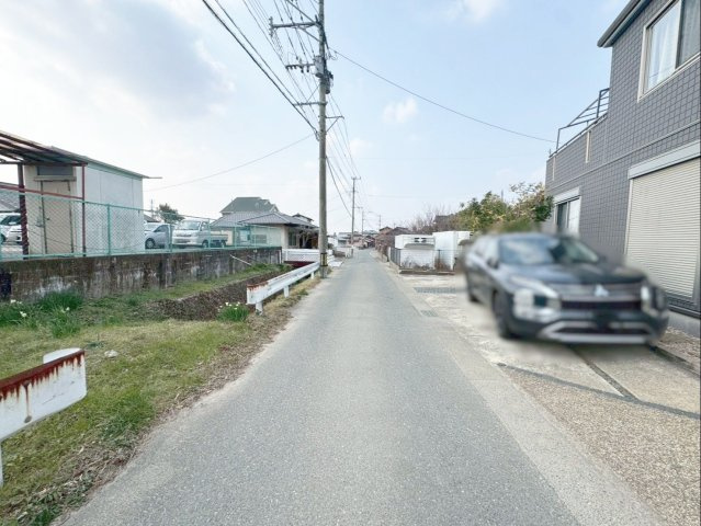 糟屋郡篠栗町大字高田　土地の前面道路含む現地写真|前面道路の様子です！