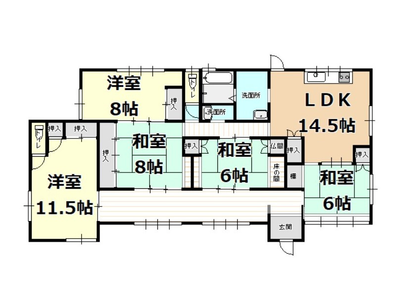 糟屋郡篠栗町大字高田　土地のその他|※未登記建物の間取り図です。