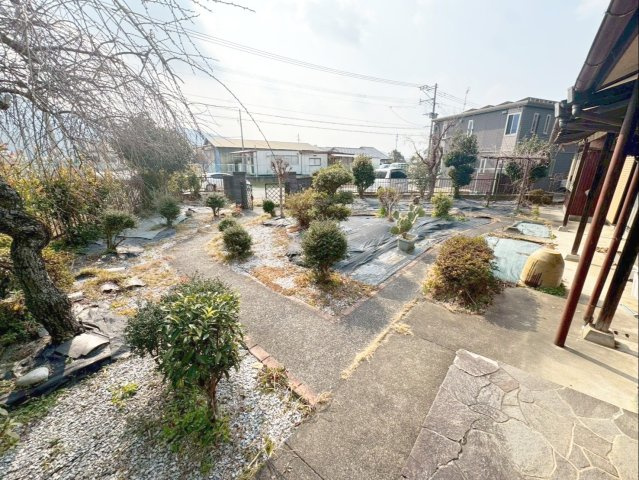 糟屋郡篠栗町大字高田　土地の外観|日当たりの良い庭部分！敷地活用のイメージが広がります！