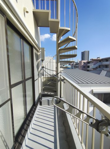 KSマンションのバルコニー