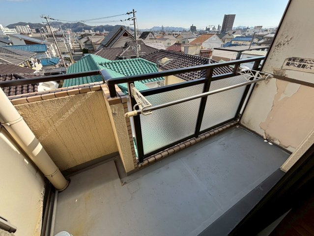 ジュネス城北新町Ⅲのバルコニー