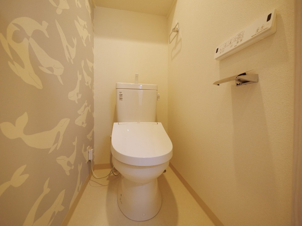 東大阪市長田中１丁目の賃貸マンションのトイレ