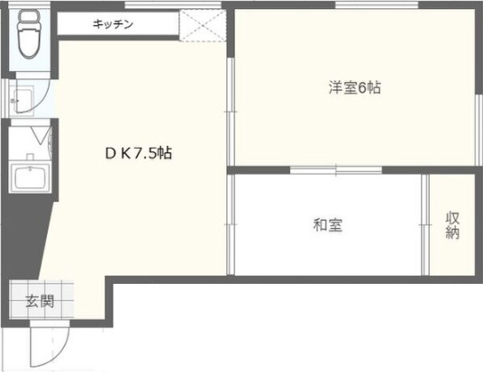 H2六甲の間取り