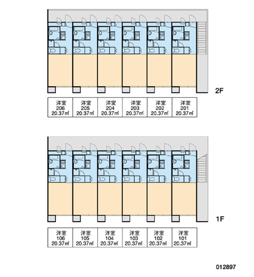 【区画図】 | レオパレスAー1 | 画像3