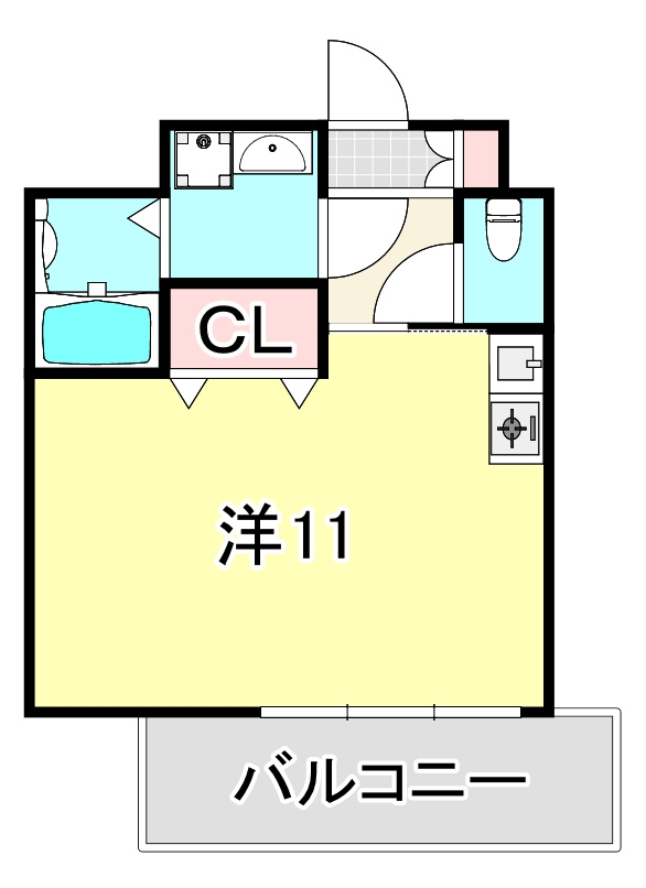 Kitano Flats Plusの間取り