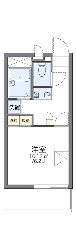 レオパレスオーキッドⅡの間取り