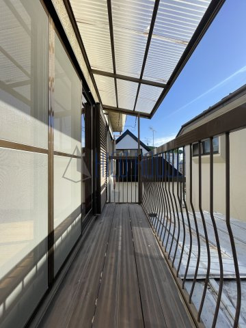 仙波町4丁目戸建貸家のバルコニー