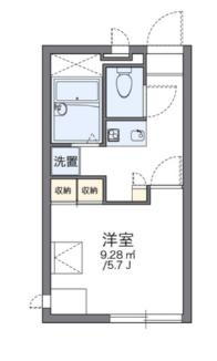 レオパレスオーキッドⅡの間取り
