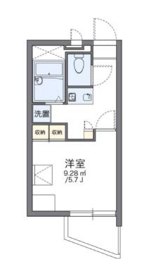レオパレスオーキッドⅡの間取り