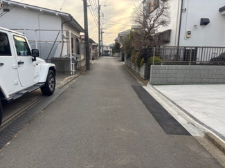【前面道路含む現地写真】 | 横浜市戸塚区汲沢町　新築戸建　全2棟/今回販売2棟（1号棟） | 前面道路