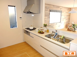 【居間・リビング】 | 横浜市戸塚区汲沢町　新築戸建　全2棟/今回販売2棟（2号棟） | 同施工会社施工例