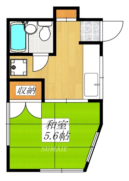 コーポ二ノ宮の間取り|使いやすい間取です☆