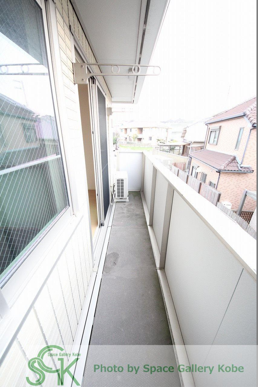 ピンツリーハイツⅢのバルコニー|※お部屋により仕様が異なる場合がございます※