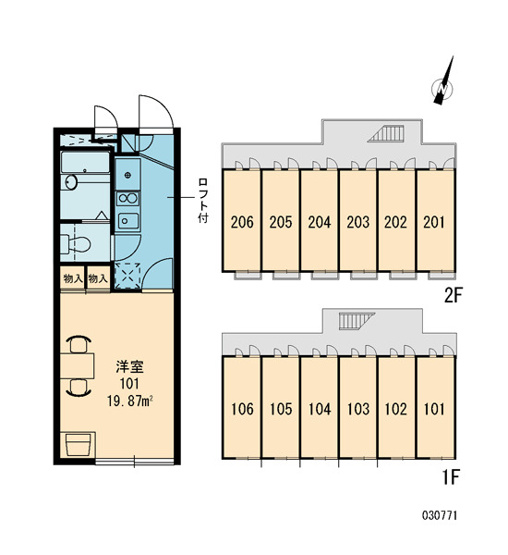 【区画図】 | レオパレスビューテラス | 画像3