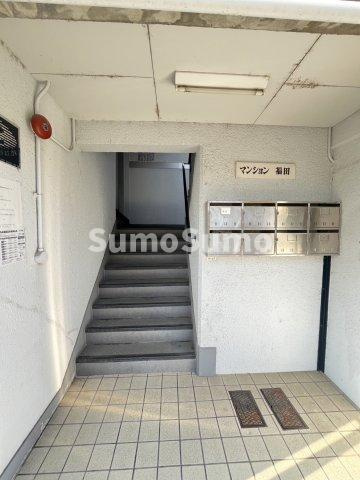 マンション福田のエントランス|清潔なエントランスです