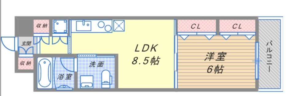 REGINAの間取り