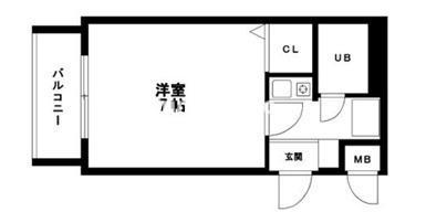 ドムールコスモス魚崎南の間取り