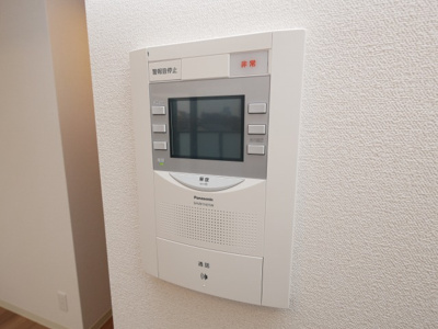 【セキュリティ】 | プレサンス上町台夕陽丘  | モニター付きインターフォンです