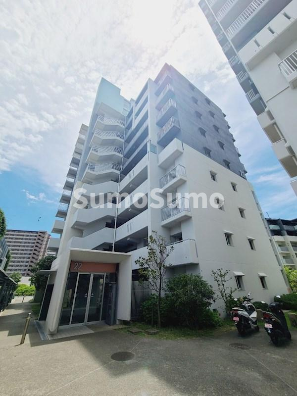 UR浜甲子園なぎさ街 22号棟の外観|きれいな外観です