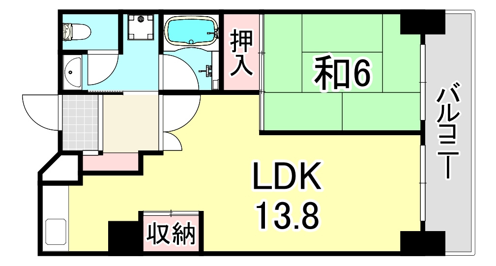 UR武庫川 19号棟の間取り