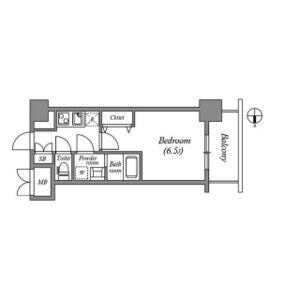 ワールドアイ難波City Gateの間取り