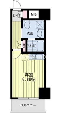 ルネ日本橋アネーロの間取り