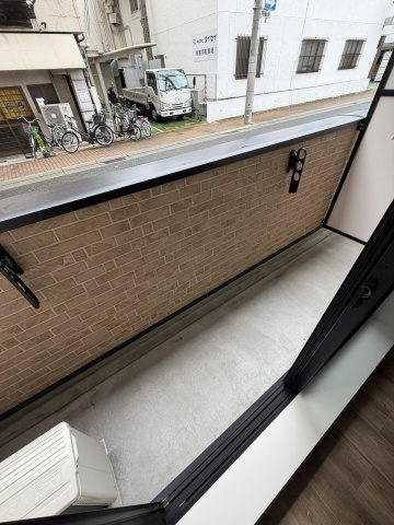 神戸市長田区川西通５丁目の賃貸マンションのバルコニー