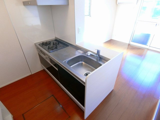 エントラールBのキッチン|キッチンでお料理をお楽しみください