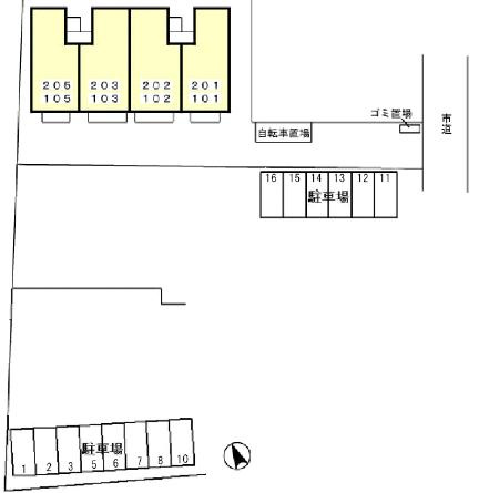 リヴェール津田沼の区画図