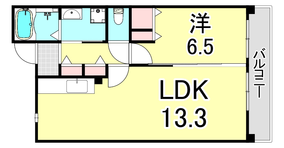 UR浜甲子園なぎさ街 27号棟の間取り