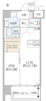 ATKレジデンスなんばの間取り