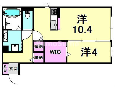 Brama甲東の間取り
