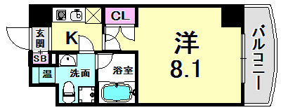 ForYou神戸・灘の間取り