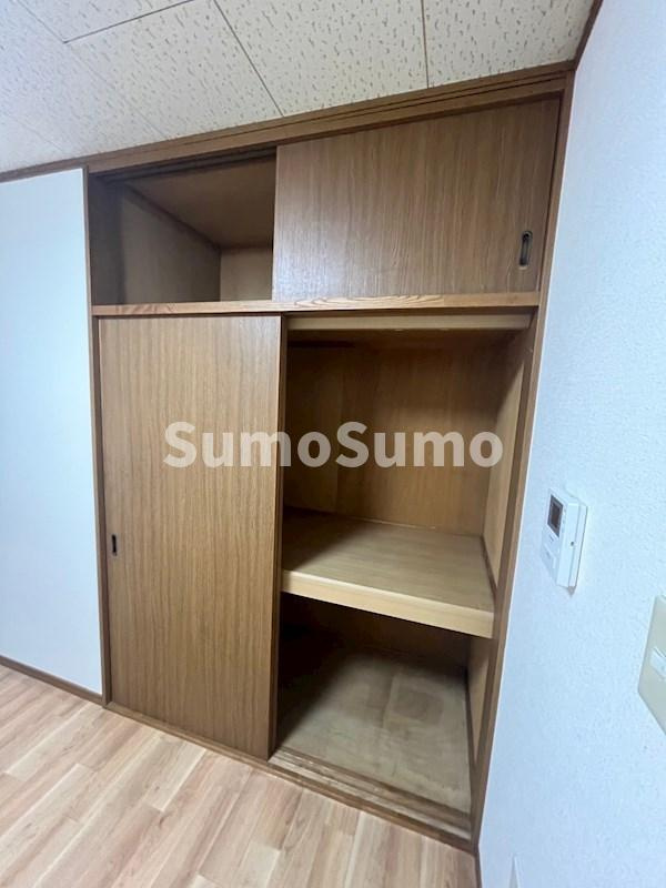 アカザワハイツの収納|大きなものも収納できそうです